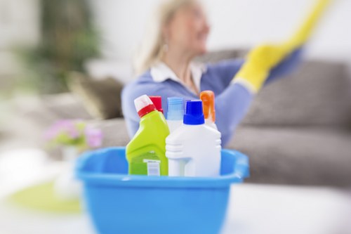 Professional Croydon carpet cleaners restoring a living room carpet